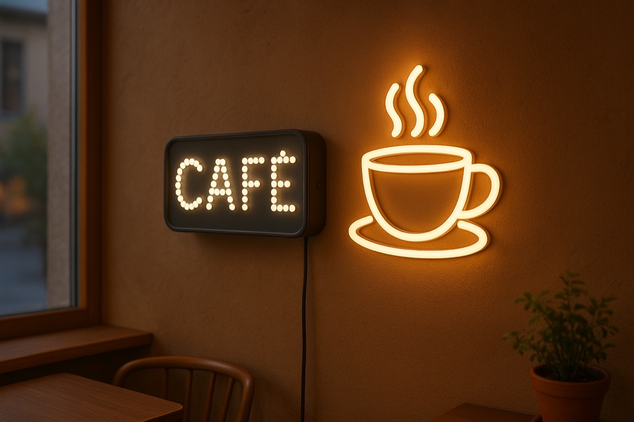 Cheap illuminated signs in Tenerife: how to save without it showing
